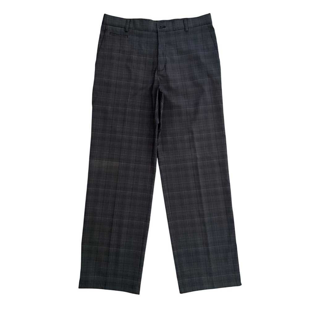 Nike Golf Plaid Performance Pants Mens 34x32 Stretch Trousers Straight Fit‎